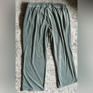 Esmara by Heidi Klum Crushed Velvet Mint Green Joggers size: XL